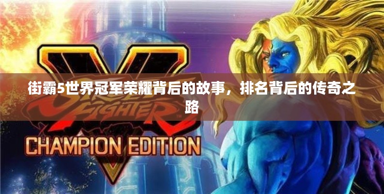 街霸5世界冠军荣耀背后的故事，排名背后的传奇之路