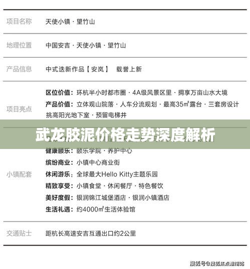 武龙胶泥价格走势深度解析